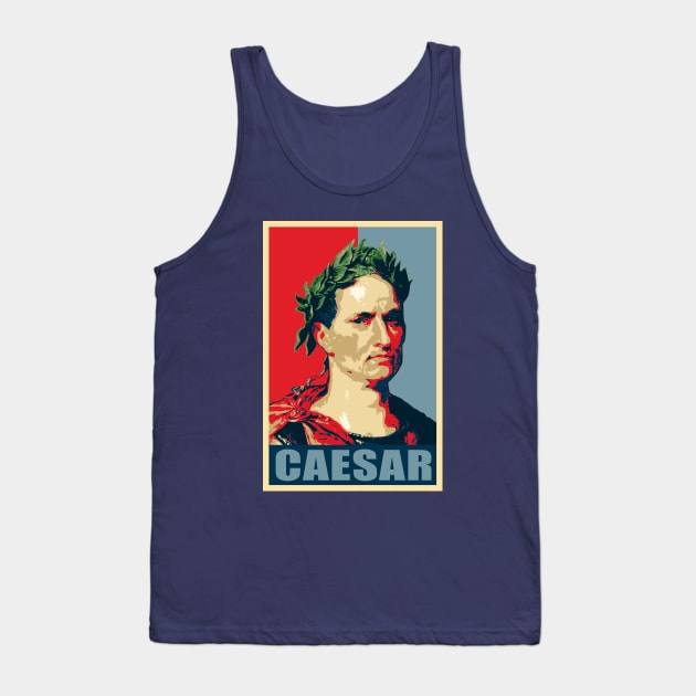 Julius Caesar Propaganda Pop Art Tank Top by Nerd_art